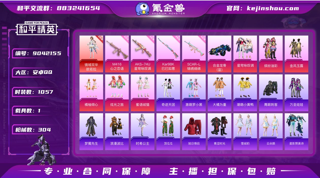 实名: 可修改 时装数: 1057 载具数...