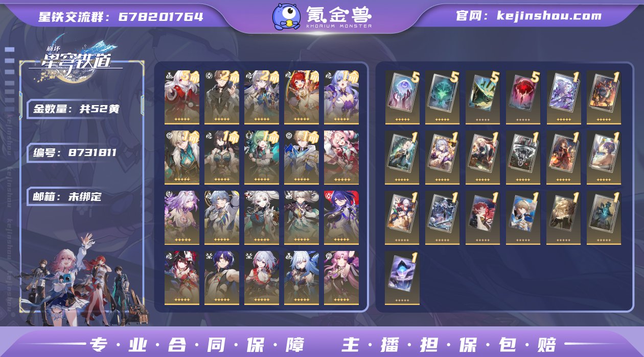 邮箱: 未绑定 开拓者性别: 女 总黄数:...