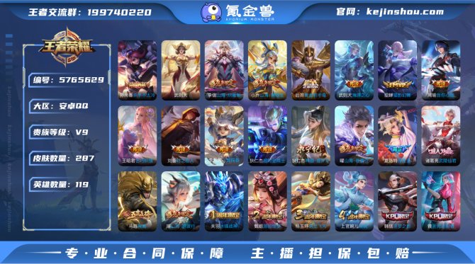 TT v9【武则天】287皮肤1典藏15传...