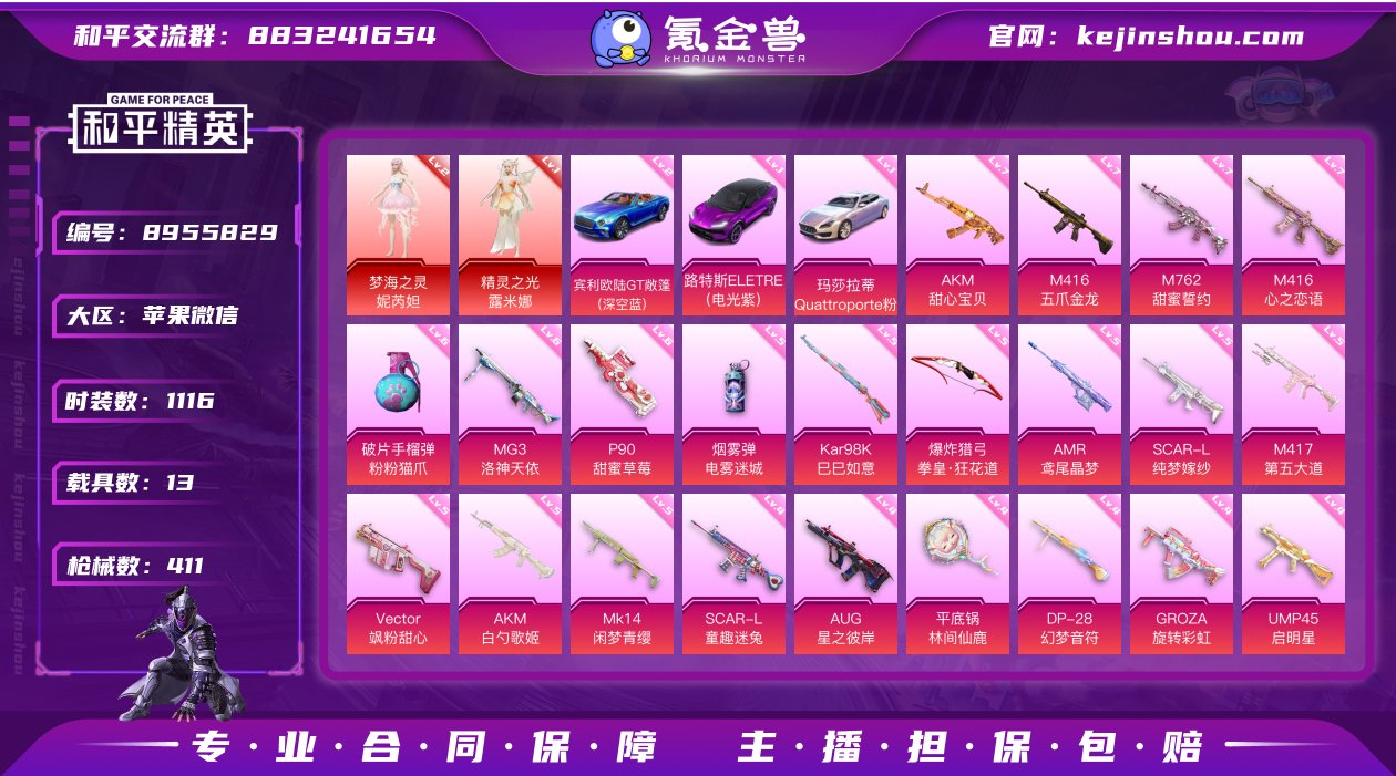 实名: 可修改 时装数: 1116 载具数...