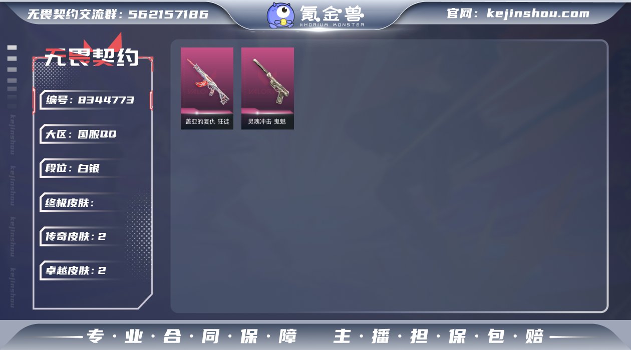 2橙皮 2紫皮 16皮肤 13英雄 30卡...