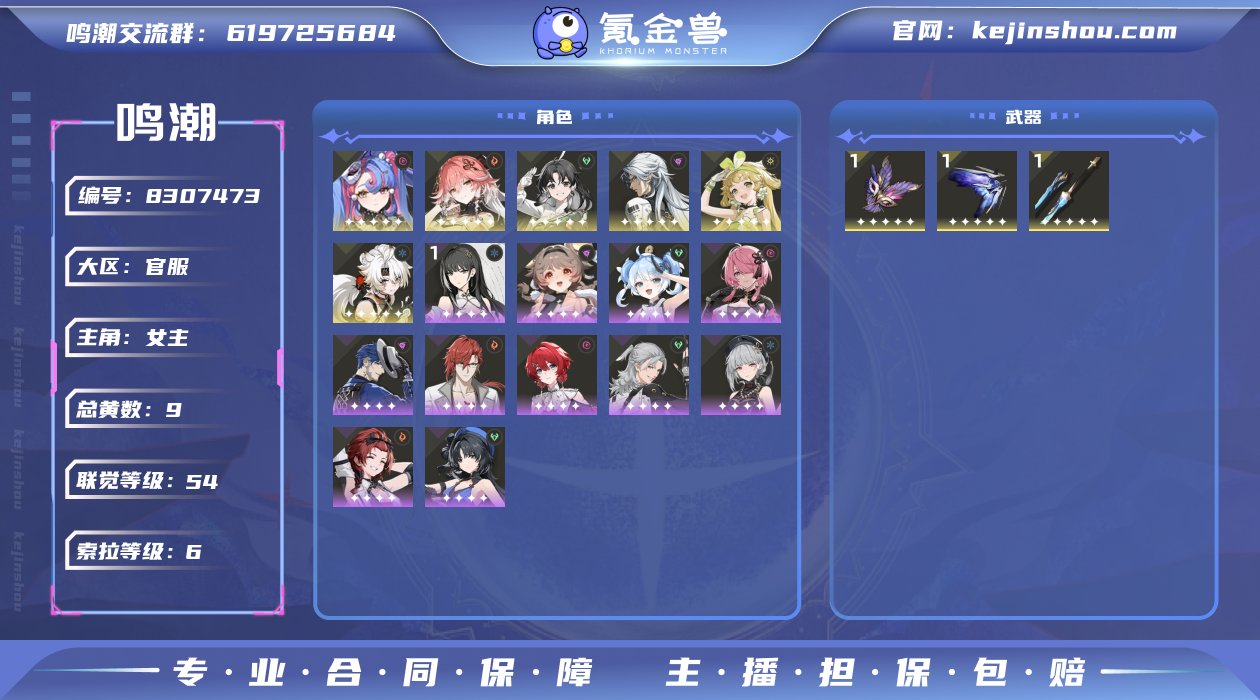 总黄数: 9 联觉等级: 54 拥有五星共...