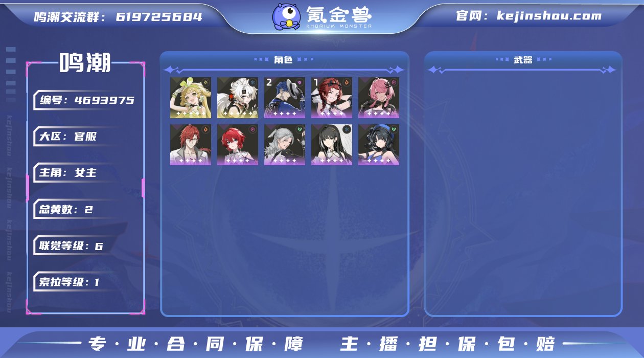 总黄数: 2 联觉等级: 6 拥有五星共鸣...