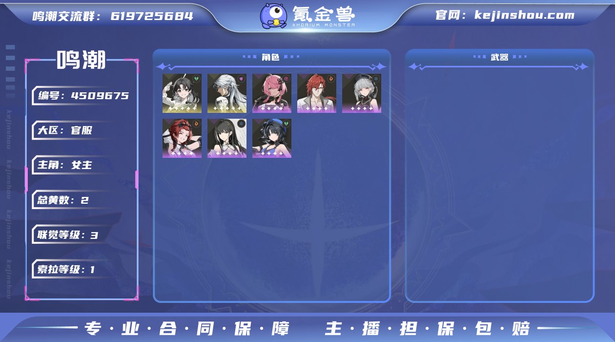 总黄数: 2 联觉等级: 3 拥有五星共鸣...
