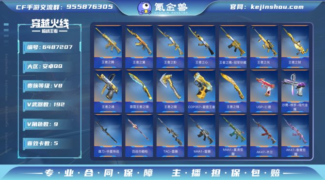 贵族8 12王者/6三国 5cop AK4...