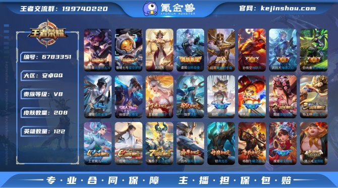 【历史万战韩信】V8 208皮肤3典藏9传...