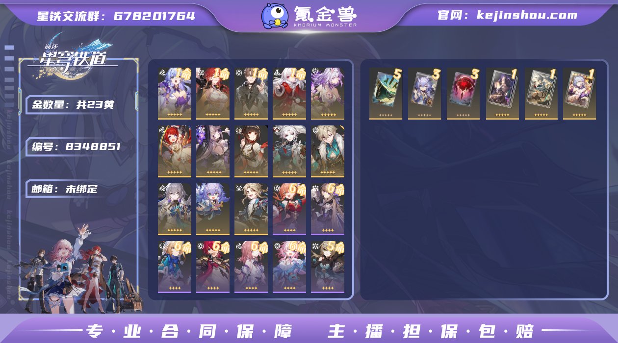 邮箱: 未绑定 开拓者性别: 男 总黄数:...