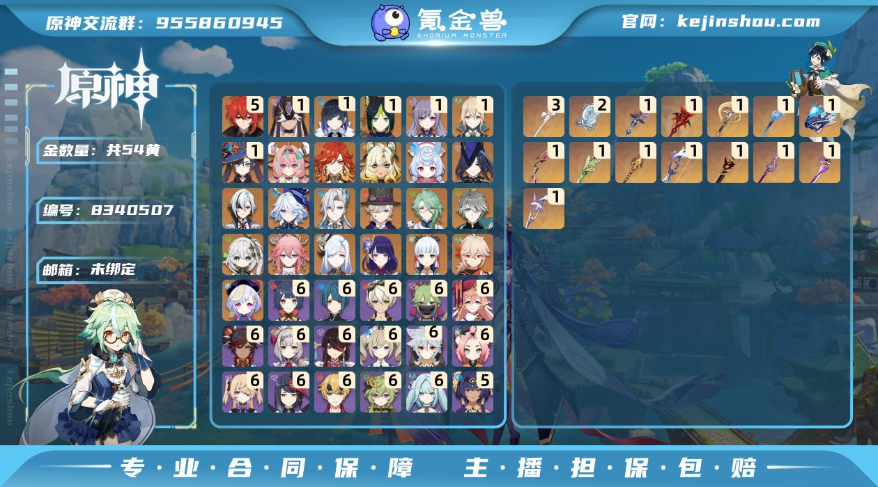 邮箱: 未绑定 总黄数: 54 冒险等级:...