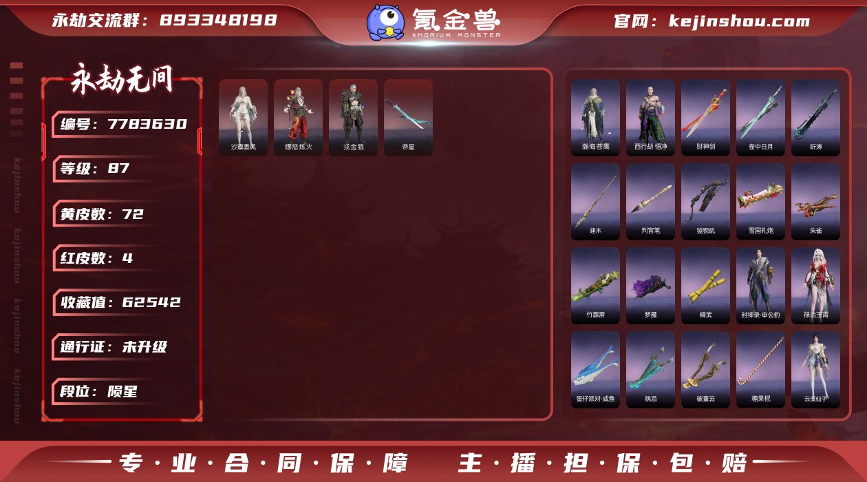 E39208网易手机4个红皮,武器红皮1个...