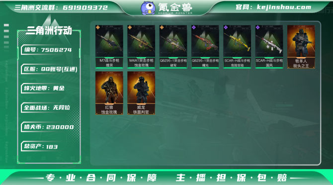 【SJZF506】【传说枪皮】：M4A1突...