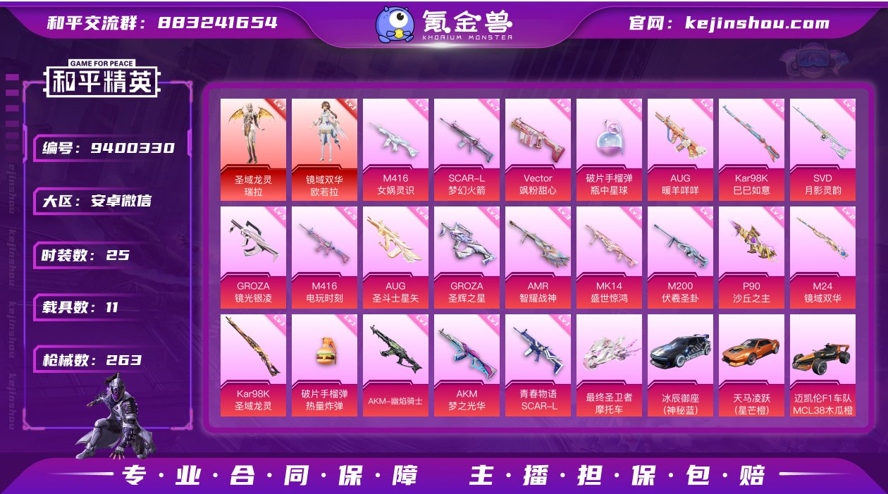 实名: 可修改 时装数: 25 载具数: ...