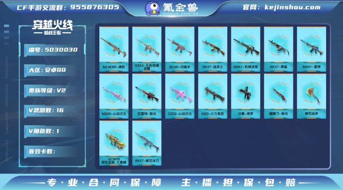 v武器: AK47-血武士,M4A1-机械...