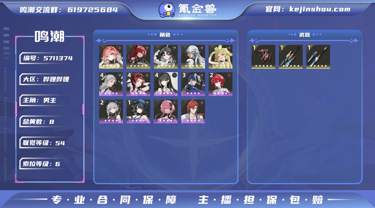 总黄数: 8 联觉等级: 54 拥有五星共...