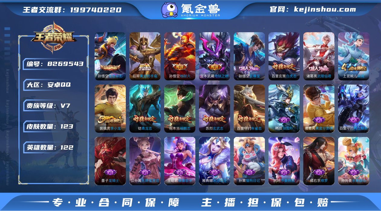 【LWZ1287】贵族7/皮肤123/典藏...