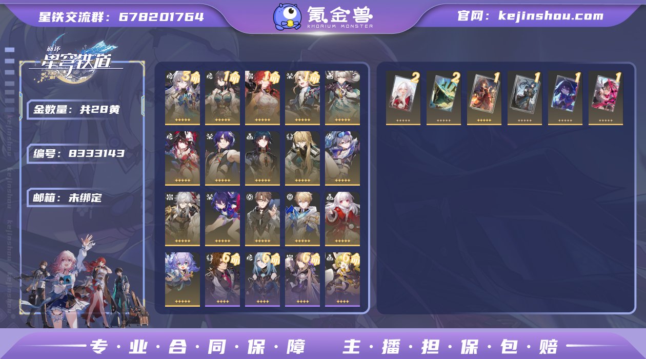 邮箱: 未绑定 开拓者性别: 男 总黄数:...