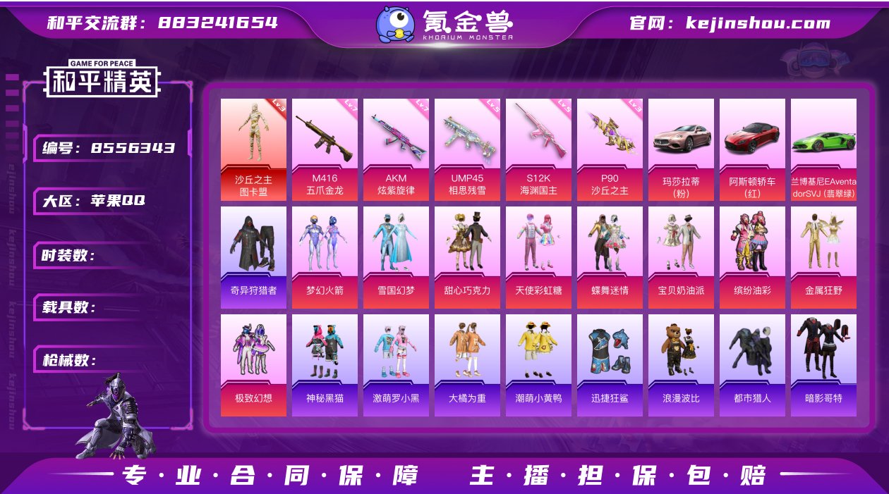 编号62671 果Q可改，3级图卡盟，雪国...