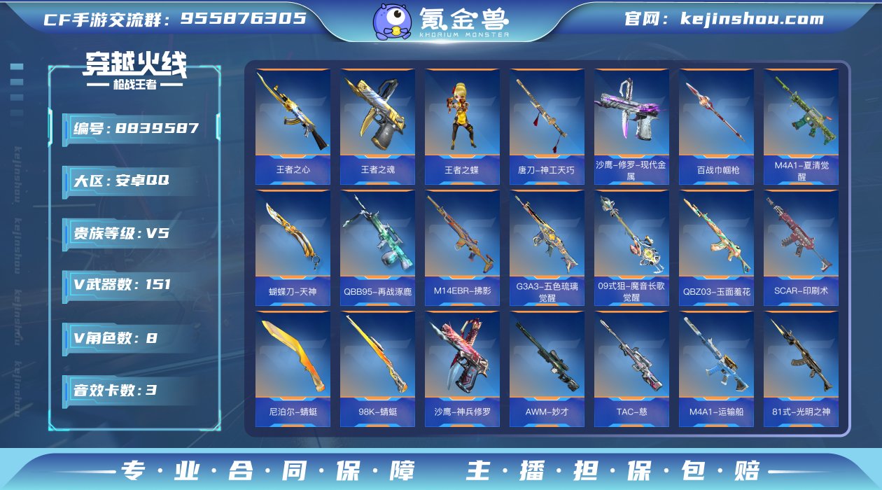 实名: 不可修改 v武器数: 151 王者...