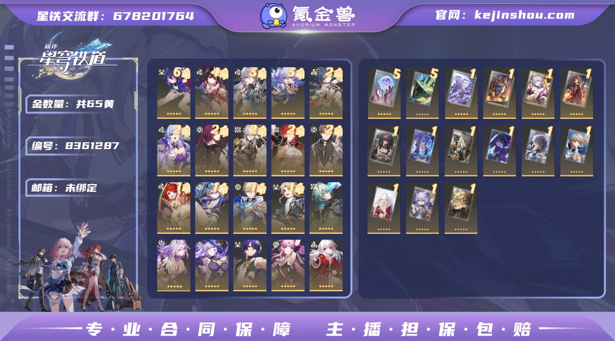 邮箱: 未绑定 开拓者性别: 女 总黄数:...