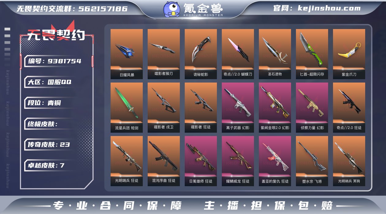 实名: 可修改 皮肤资产价值: 44410...