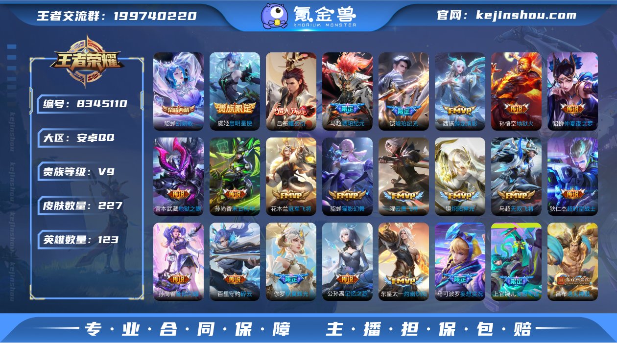【WZX4069】贵族9/皮肤227/典藏...