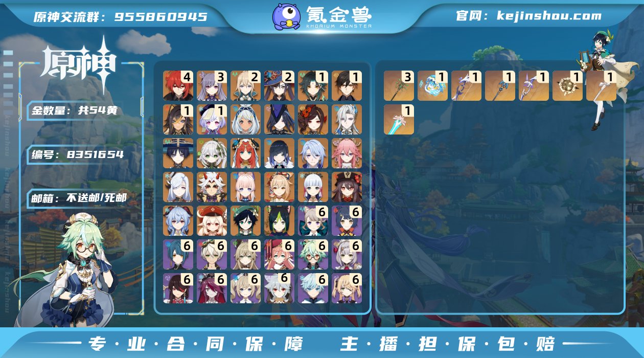 邮箱: 不送邮/死邮 总黄数: 54 冒险...