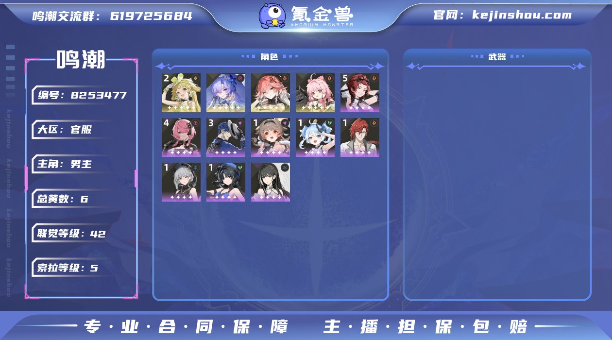 总黄数: 6 联觉等级: 42 拥有五星共...