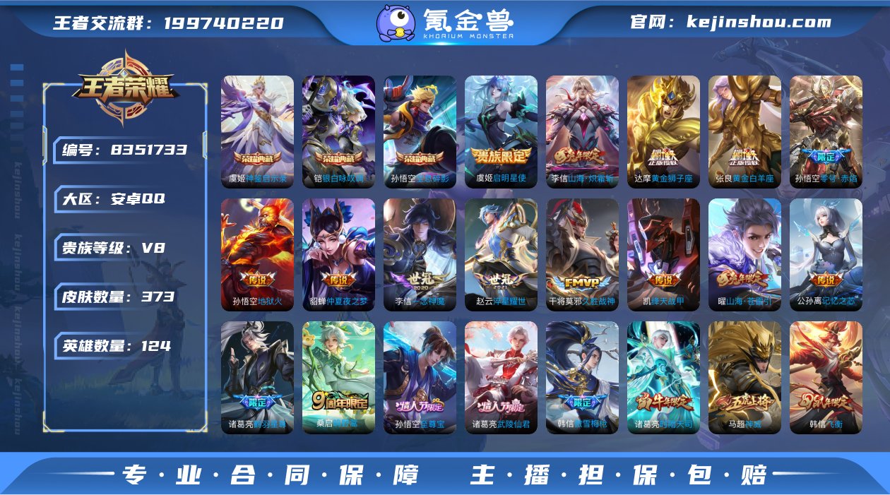 实名: 可修改 贵族等级: V8 英雄数:...