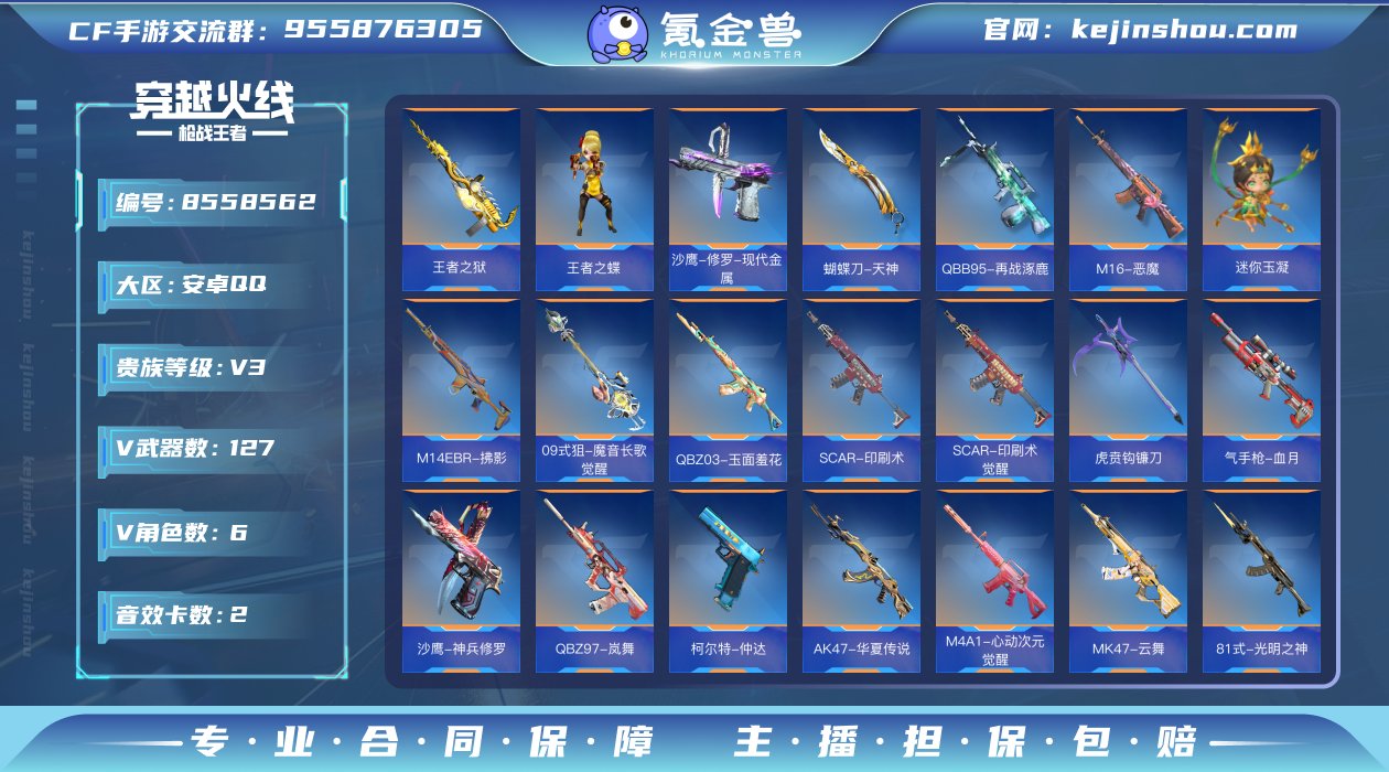 实名: 可修改 v武器数: 127 王者武...