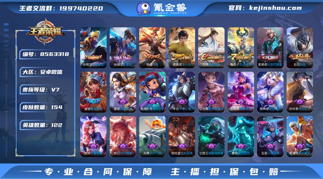 实名: 可修改 贵族等级: V7 英雄数:...