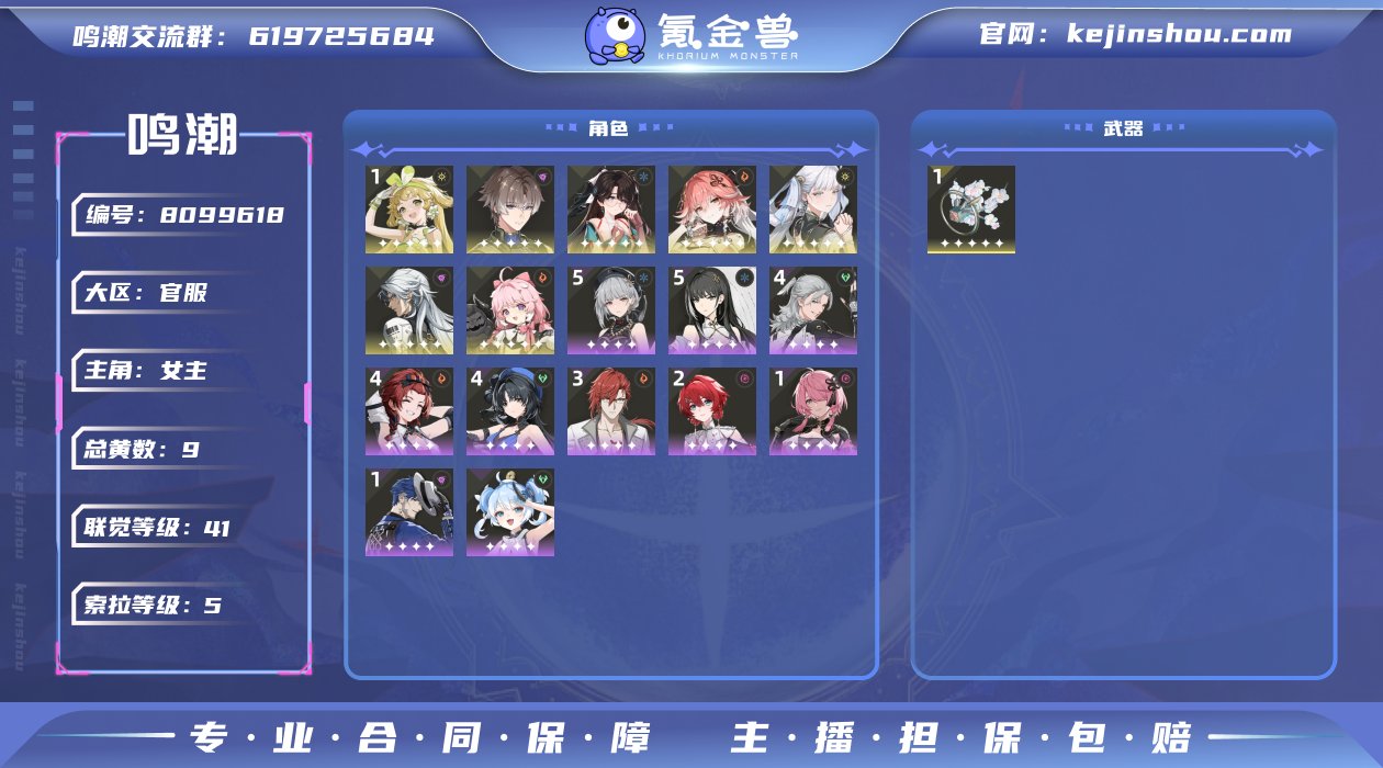 总黄数: 9 联觉等级: 41 拥有五星共...