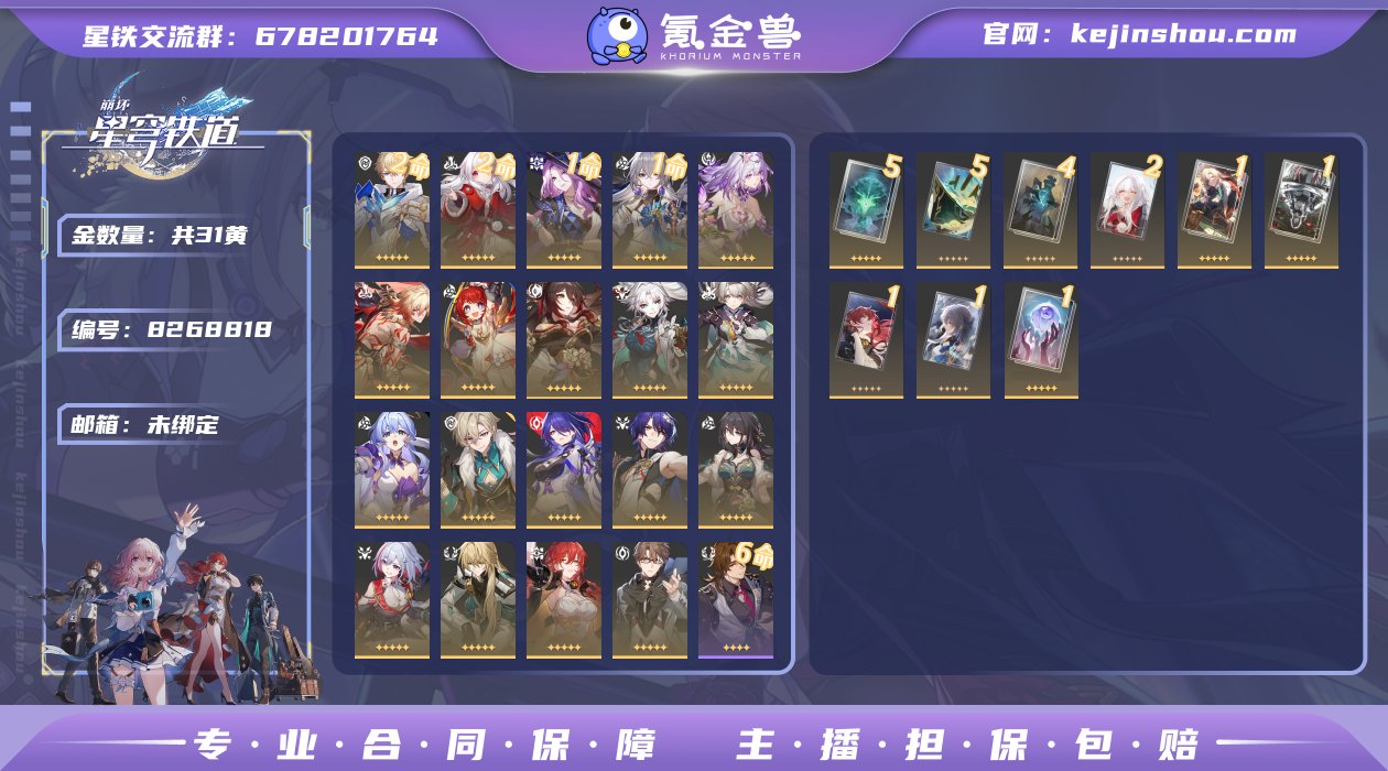 邮箱: 未绑定 开拓者性别: 男 总黄数:...