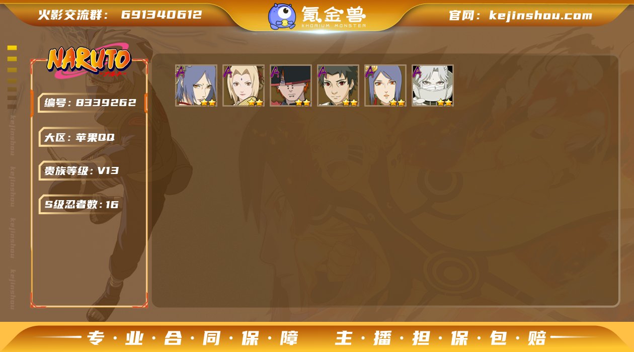 V13 16S忍 29A忍有熊猫  九喇叭...