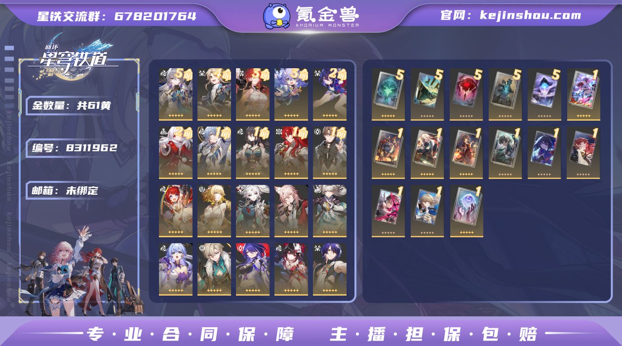 邮箱: 未绑定 开拓者性别: 男 总黄数:...