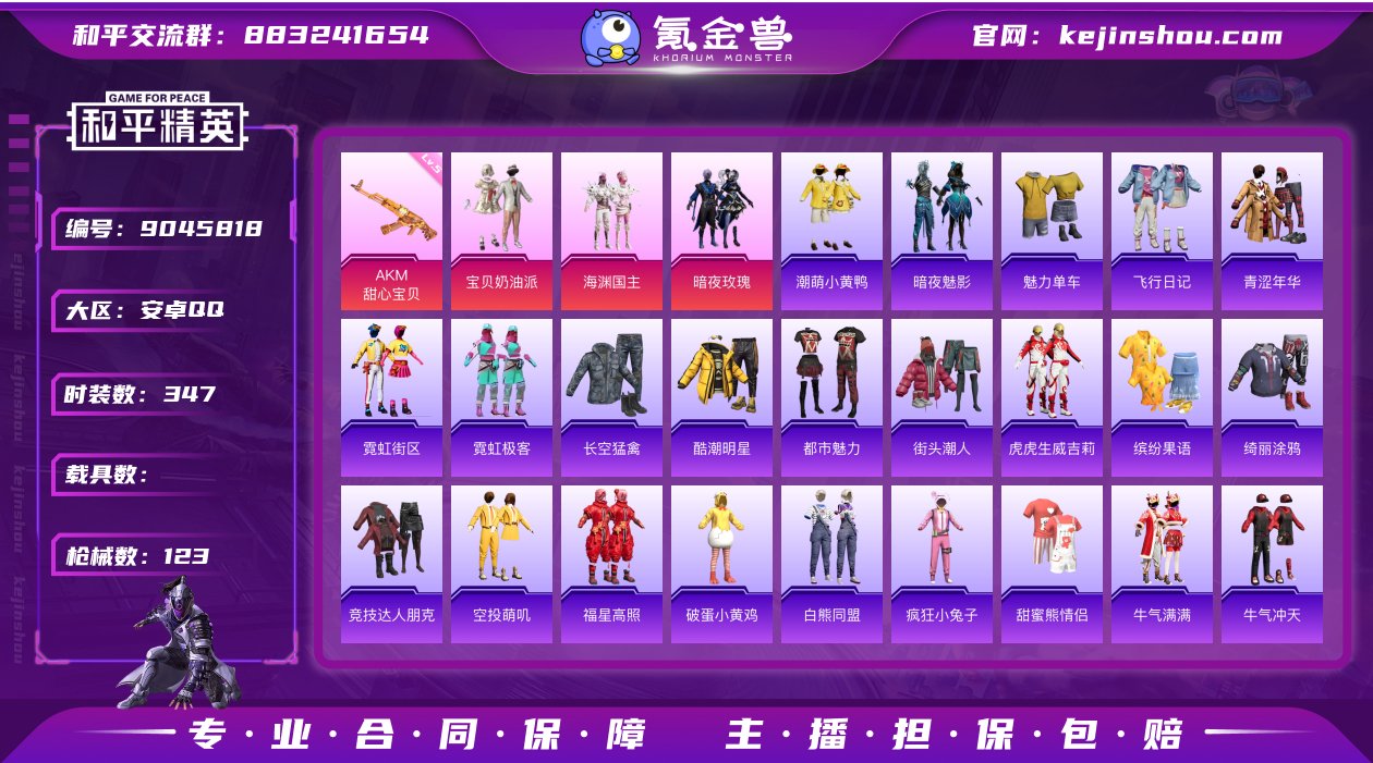 xyi 安卓QQ妹妹号【潮萌小黄鸭/AK甜...