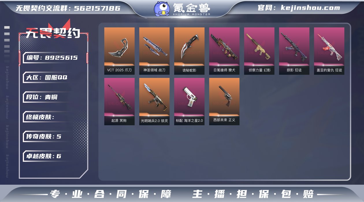 实名: 可修改 皮肤资产价值: 15290...
