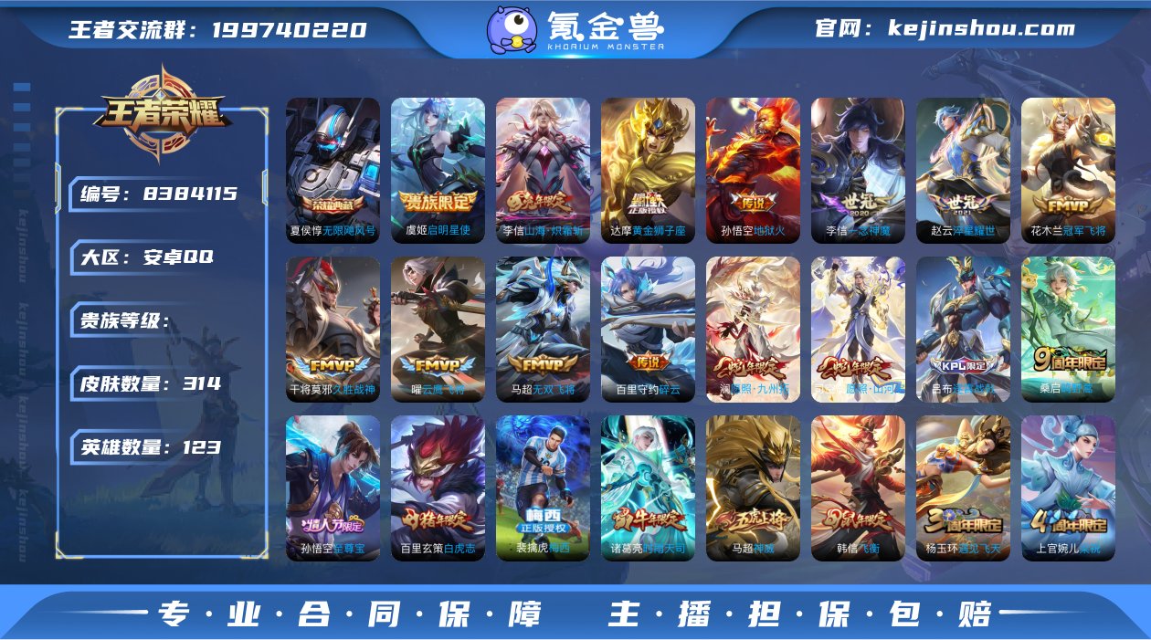 cl133 王者《123英雄314皮肤》1...