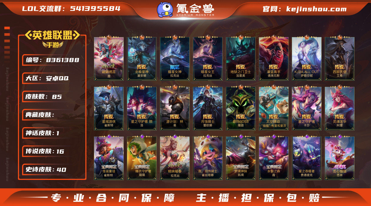 实名: 可修改 段位: 钻石 皮肤数: 8...