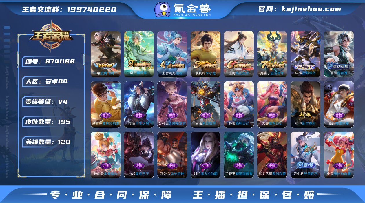 MWZ98748【195皮肤特价号2传说V...