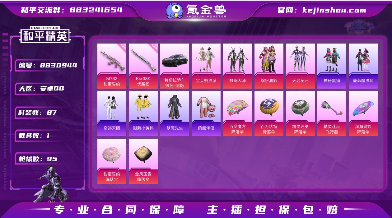 【HP295】87套装/枪械2/装备97/...