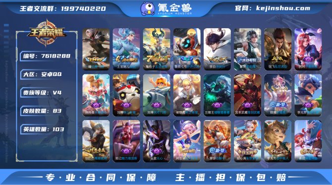 【V4-83皮肤2传说】实名: 可修改 贵...