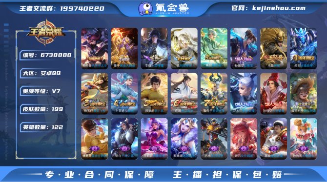 V7/199皮肤/1典藏/4传说/60限定...