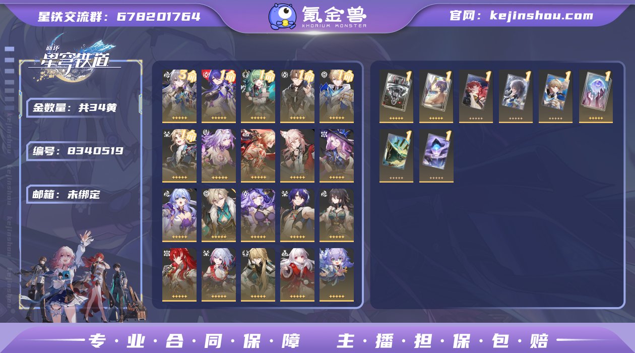 邮箱: 未绑定 开拓者性别: 男 总黄数:...