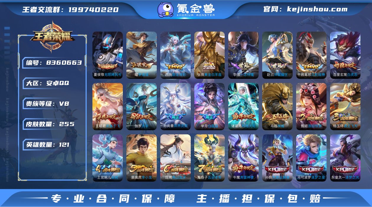 V8 1典藏 13传说 121英雄 255...