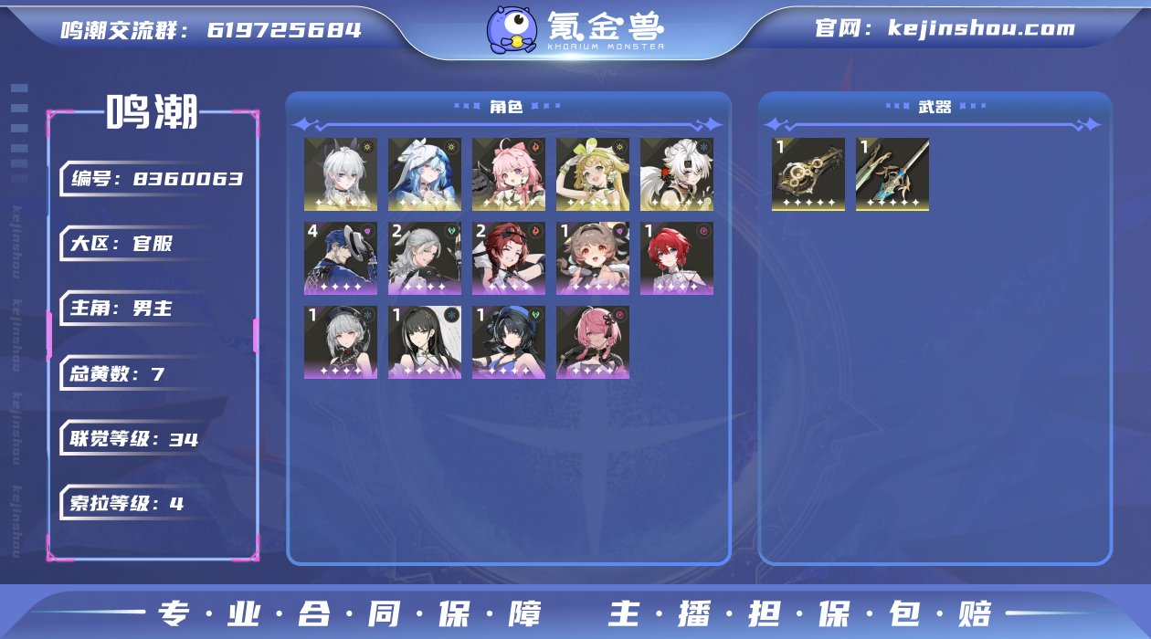 总黄数: 7 联觉等级: 34 拥有五星共...