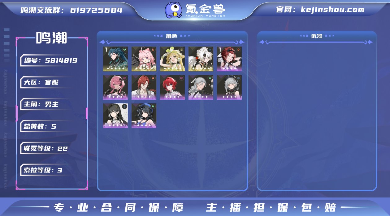 总黄数: 5 联觉等级: 22 拥有五星共...