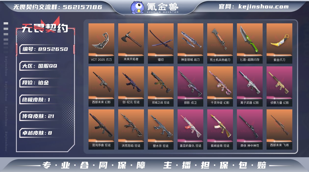 实名: 可修改 皮肤资产价值: 47890...