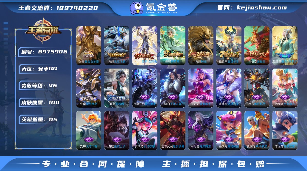 实名: 可修改 贵族等级: V6 英雄数:...