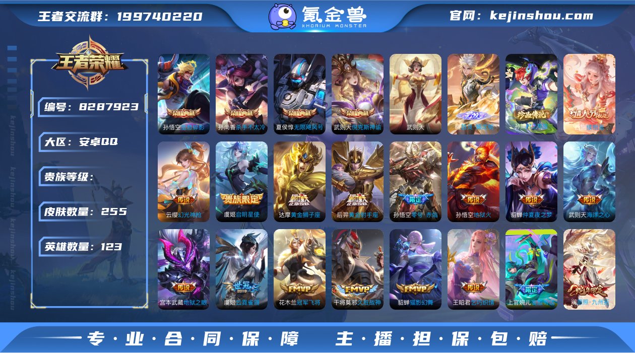 AM 可改实名 V9 123英雄255皮肤...