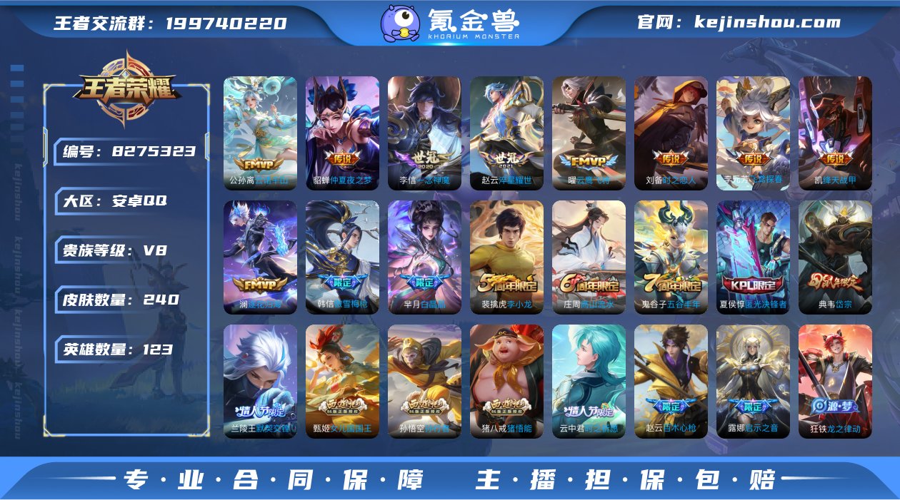 全息碎影/淬星耀世 240皮1典藏12传说...