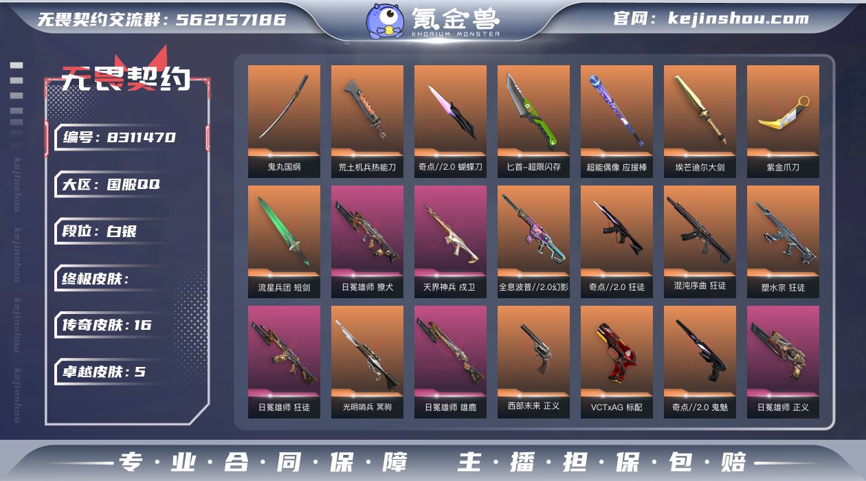 实名: 可修改 皮肤资产价值: 31580...